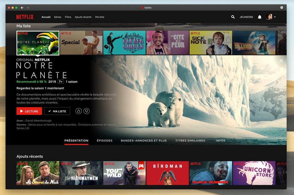 Netflix for macbook air