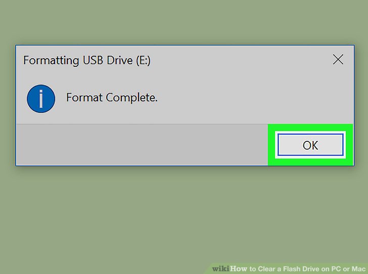 Format flash drive windows 10